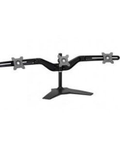 Aavara TC743 Tripple Flip Mount 3x LCD - Clamp Base - 1 Center Fixed + 2 Independent Swing Arms
