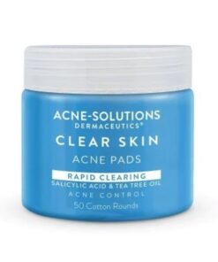 Acne Solutions Dermaceutics Clear Skin Acne Pads 50 Cotton Rounds x 2