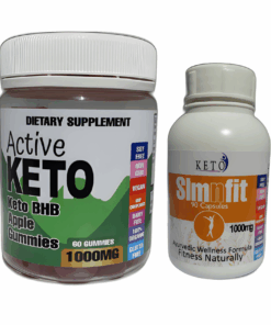 Active Keto BHB Gummies 1000Mg Slmnfit 1000Mg 90 Capsules