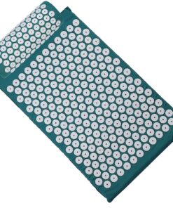 Acupressure Mat and Pillow Set for Back & Neck Pain Relief And Muscle Relax - Green