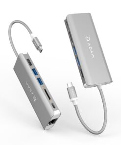 Adam Elements CASA HUB A01 6 Port USB-C Hub - Silver