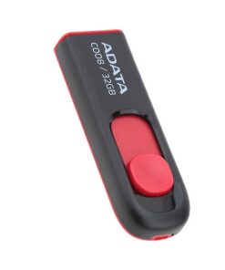 ADATA C008 32GB USB 2.0 Flash Drive - Black/Red