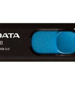 Adata UV128 128GB Capless Flash Drive - Black/Blue