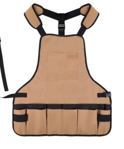 Adjustable Garden Tool Apron - Coffee