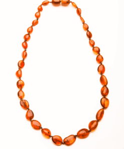 Adult Amber Necklace - Gold
