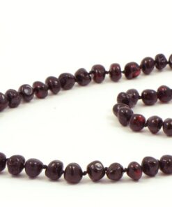 Adult Amber Necklace - Purple