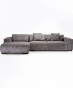 CATERINA FABRIC CORNER CHAISE Left - Grey