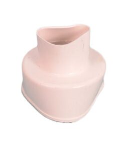 Agrinet Rubber Flush Pipe Connector Cone - White (Pack of 10)