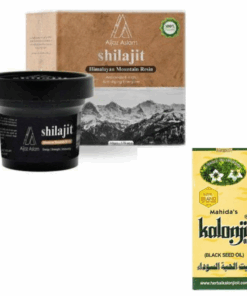 Aijaz Aslam Shilajit (50g) plus Mahida's Kalonji Black Seed Oil (50ml)