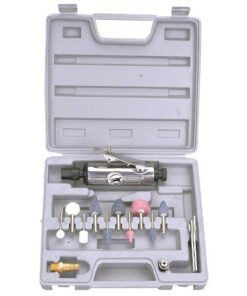 Air Craft Air Die Grinder 1/4" 14 Piece Kit with Case