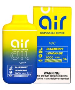Air Disposable 6000 Puffs - Blueberry Lemonade - 5% (50mg)