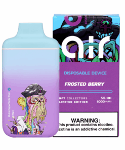 Air Disposable 6000 Puffs - Frosted Berry - 5% (50mg)