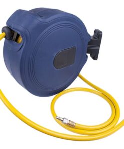 Aircraft Air Hose Reel 15M X 9.5mm(3/8) Pu Hose P/P Casing Wall Mounted