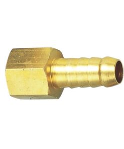 Aircraft Hose Tail Connector Brass 1/4F X 6mm
