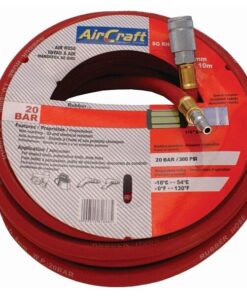 Aircraft Rubber Hose Kit 8mmx10M Red W/Aro Coupler
