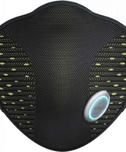 AirPop Active+ Halo Smart Face Mask - Black, Yellow