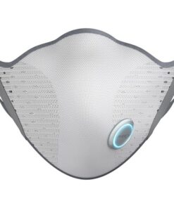 AirPop Active+ Halo Smart Face Mask - Grey, White