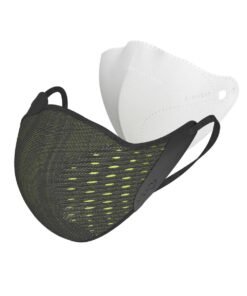 AirPop Active Reusable Face Mask - (Black/Yellow)