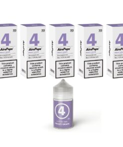 Airscream 5 Pack - E-Liquids - Freezy Grape - 30ml - 4% Nic Salts