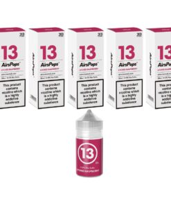 Airscream - 5 Pack E-Liquids - Lychee Raspberry - 30ml - 4% Nic Salts