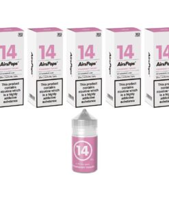 Airscream - 5 Pack E-Liquids - Strawberry Yogurt- 30ml - 4% Nic Salts