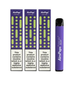 Airscream AirsPops - 3 x Disposable - Freezy Grape - 5% Nic Salts