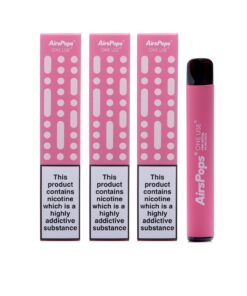 Airscream AirsPops - 3 x Disposable- Pink Crystal - 5% Nic Salts