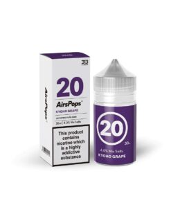 Airscream - E-Liquids - Kyoho Grape - 30ml - 4% Nic Salts - 2 Pack