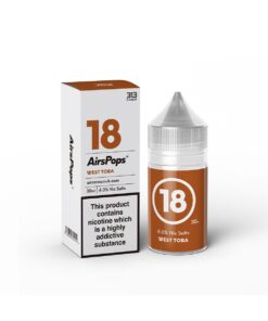 Airscream - E-Liquids - West Toba- 30ml - 4% Nic Salts
