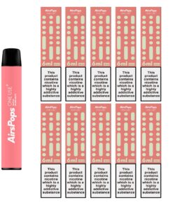 Airscream One Use Disposable x 10 Pack - Guava 5% Nic Salts - 6ml