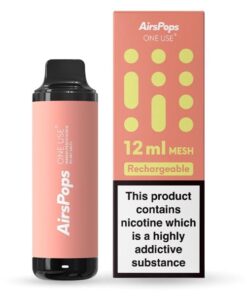 AirsPops 12ml Mesh Disposable - Mango Peach, Guava - 5% Nic Salts