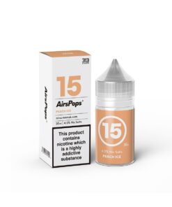 AirsPops - E-Liquids - Peach Ice - 30ml - 4% Nic Salts