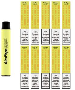 AirsPops One Use 6ml Mesh - Lemon PassionFruit 10 Pack