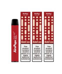 Airspops Pack x 3 Disposable device - Red Apple 6ml