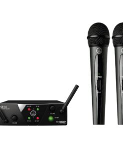 AKG WMS40 MINI Dual Handheld Cordless Microphone System ISM 2/3