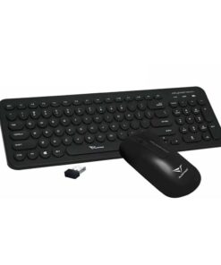 Alcatroz A2000 Jellybean Wireless Keyboard and Mouse Combo - Black