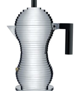 Alessi - Black Pulcina Espresso Maker - 6 Cup
