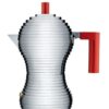 Alessi - Red Pulcina Espresso Maker - 3 Cup
