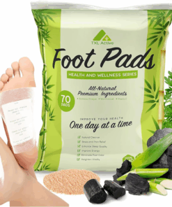 All Natural Ingredients Foot Pads, 70 Pads - Improves Sleep Quality