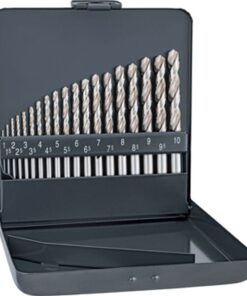 Alpen Cobalt Drill Bit Set 19 Piece 1-10 X 0.5mm In Metal Case
