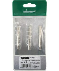 Alpen Hand Tap Set In Pouch M3 HSS 0.5mm Pitch