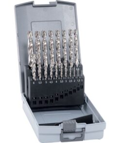 Alpen Hss Cobalt Drill Bit Set 19 Piece 1.0-10.0mm X 0.5mm In Plastc Case