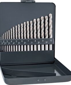 Alpen Hss Sprint Drill Bit Set 19 Piece 1-10 X 0.5mm In Metal Case