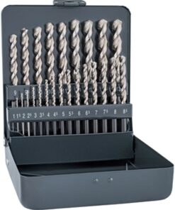 Alpen Hss Sprint Drill Bit Set 25 Piece 1-13mm X 0.5 In Metal Case