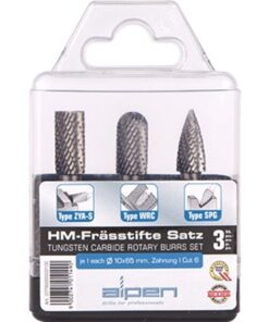 Alpen Tungsten Burr Set 3Piece