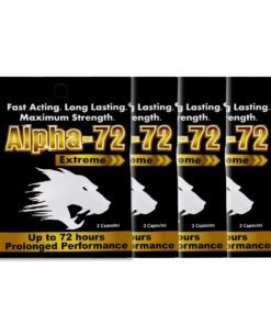 Alpha-72 Extreme Male Sex Enhancer Capsules Pack