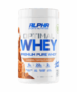 Alpha Sports Nutrition Optimal Whey 908g - Caramel Toffee - Limited Edition