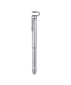 Aluminum Protective Case Cap Holder Built-in Clip for Apple Pencil-Silver