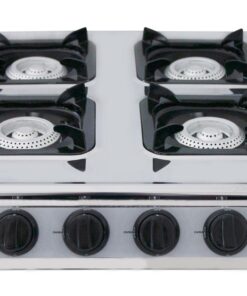 ALVA 4-Burner LP Gas Stove | Stainless Steel Body | Auto Ignition