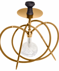 Amaren Dada Hookah - 2 Pipe - (Gold)